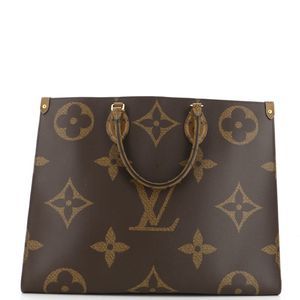 Louis Vuitton Brown Monogram Tote
